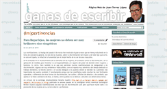 Desktop Screenshot of juantorreslopez.com